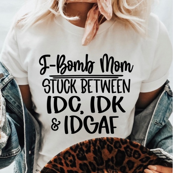 New F bomb mom Funny Graphic Shirt S-5X - Picture 3 of 8
